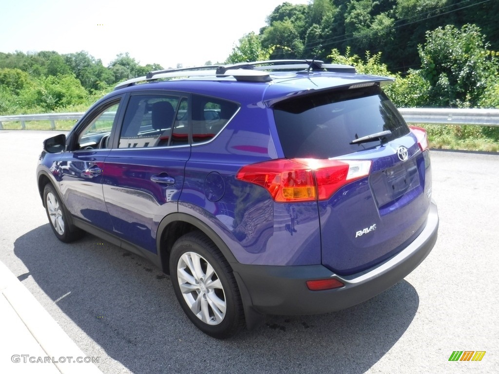 2015 RAV4 Limited AWD - Blue Crush Metallic / Black photo #7