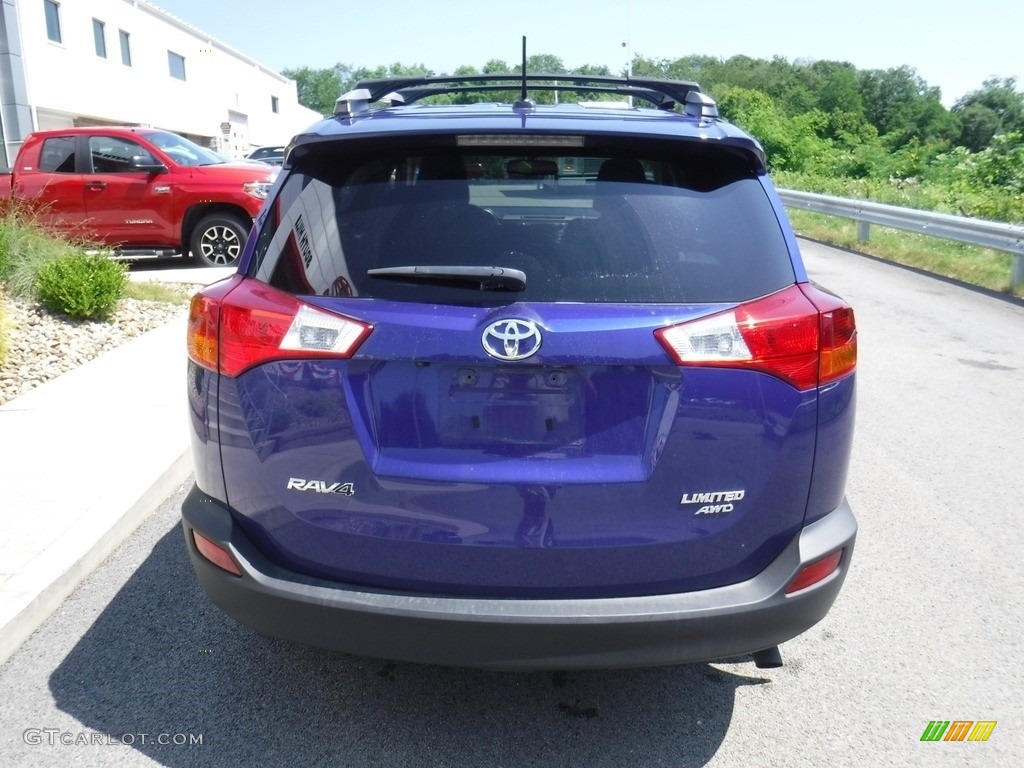 2015 RAV4 Limited AWD - Blue Crush Metallic / Black photo #8
