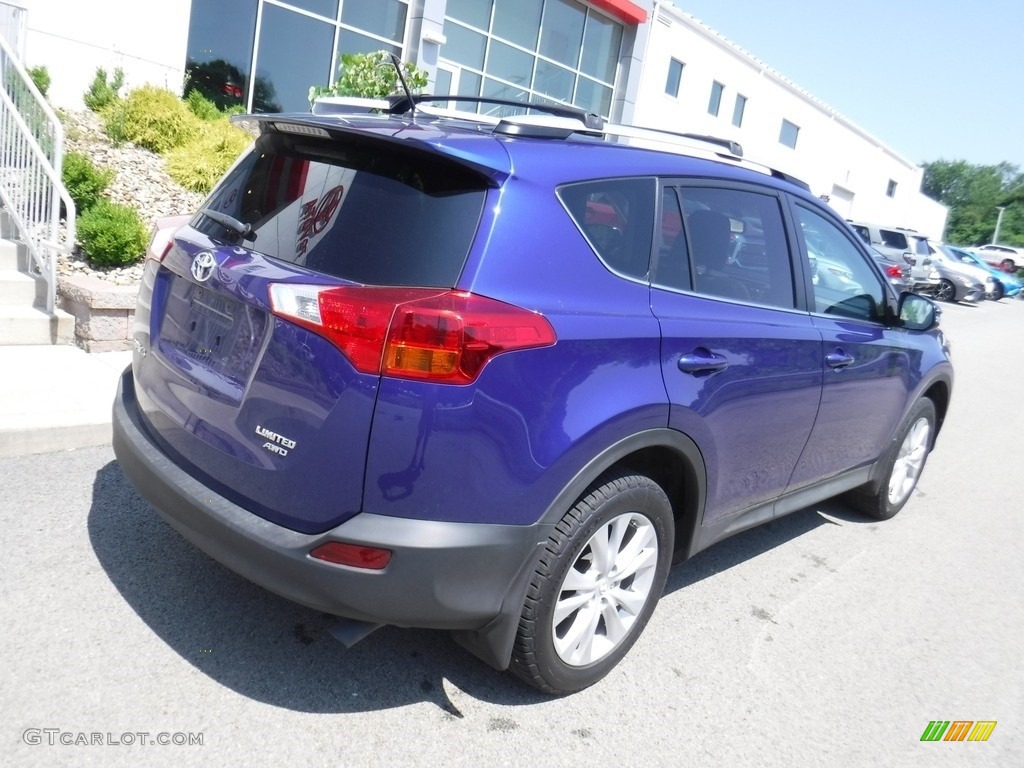 2015 RAV4 Limited AWD - Blue Crush Metallic / Black photo #9