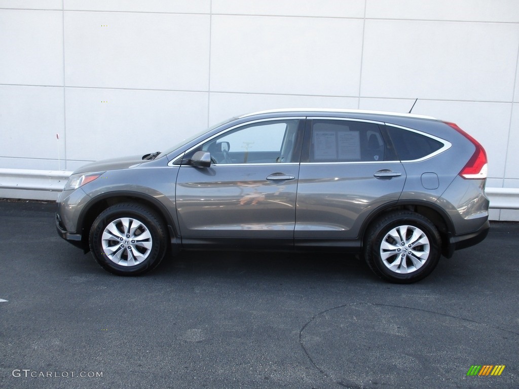 2012 CR-V EX-L 4WD - Urban Titanium Metallic / Gray photo #2