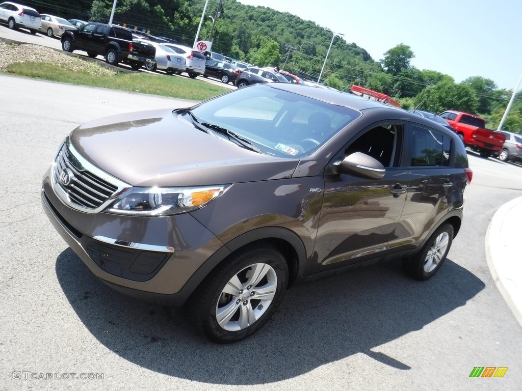 2013 Sportage LX AWD - Sand Track / Black photo #6