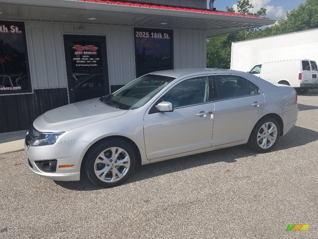 2012 Fusion SE - Ingot Silver Metallic / Charcoal Black photo #1