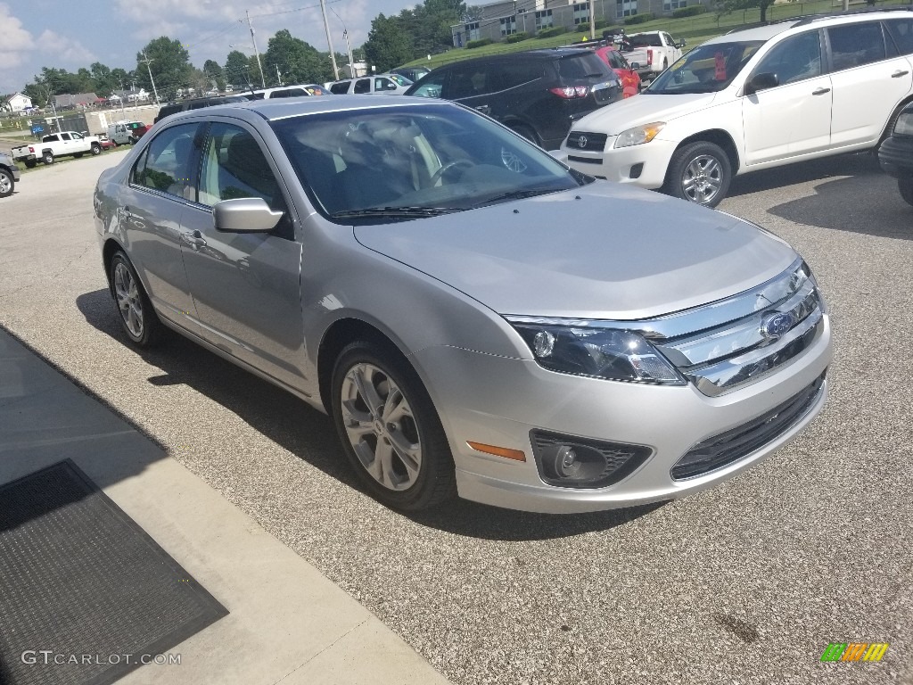 2012 Fusion SE - Ingot Silver Metallic / Charcoal Black photo #6