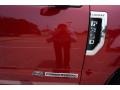 2017 Ruby Red Ford F350 Super Duty Lariat Crew Cab 4x4  photo #3