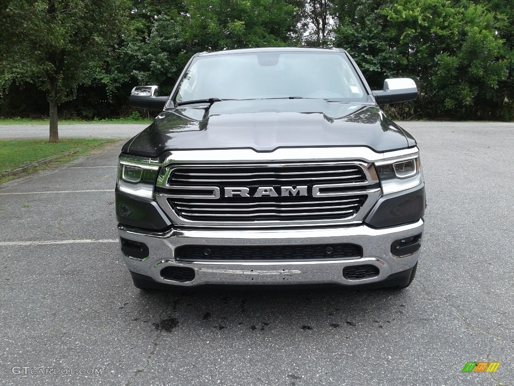 2019 1500 Laramie Crew Cab 4x4 - Granite Crystal Metallic / Black photo #3
