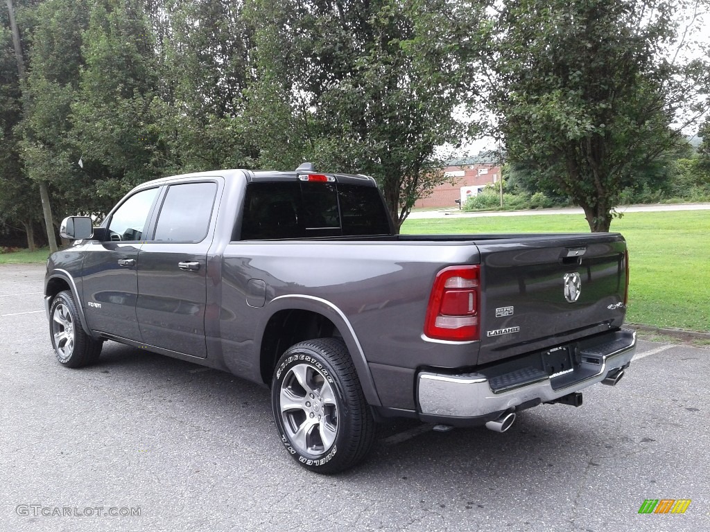 2019 1500 Laramie Crew Cab 4x4 - Granite Crystal Metallic / Black photo #8