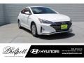 2020 Quartz White Pearl Hyundai Elantra SE  photo #1