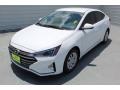 2020 Quartz White Pearl Hyundai Elantra SE  photo #4