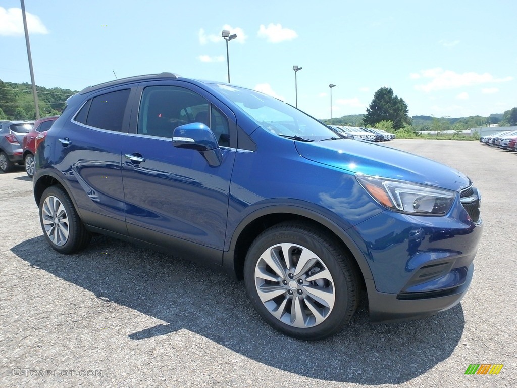 2019 Encore Preferred - Deep Azure Metallic / Ebony photo #3