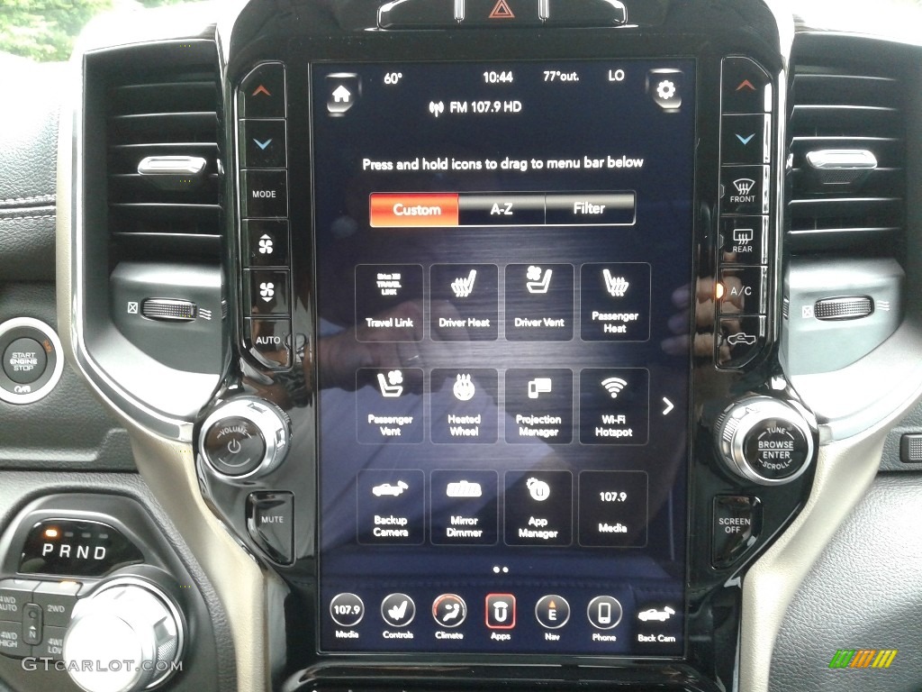 2019 1500 Laramie Crew Cab 4x4 - Granite Crystal Metallic / Black photo #27