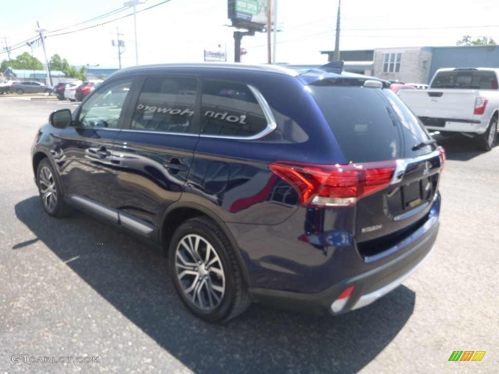 2018 Outlander SEL S-AWC - Cosmic Blue Metallic / Black photo #6