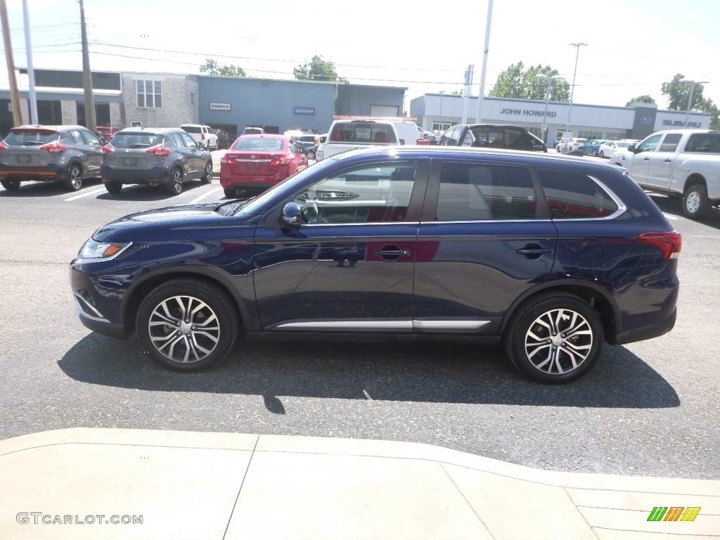 2018 Outlander SEL S-AWC - Cosmic Blue Metallic / Black photo #7