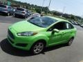 2014 Green Envy Ford Fiesta SE Sedan  photo #5