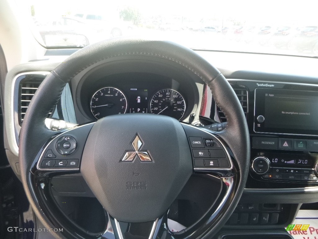 2018 Outlander SEL S-AWC - Cosmic Blue Metallic / Black photo #20