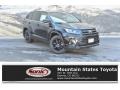 2019 Midnight Black Metallic Toyota Highlander SE AWD  photo #1