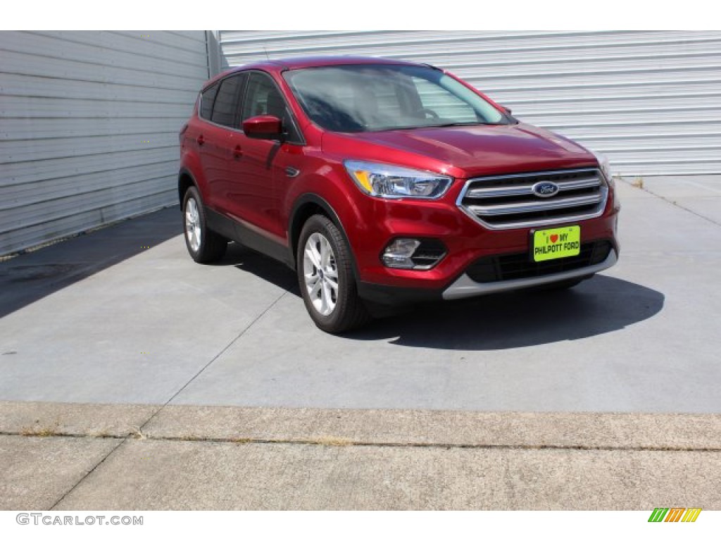 2019 Escape SE - Ruby Red / Chromite Gray/Charcoal Black photo #2