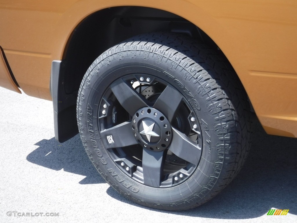 2012 Ram 1500 Express Quad Cab 4x4 - Tequila Sunrise Pearl / Dark Slate Gray/Medium Graystone photo #7