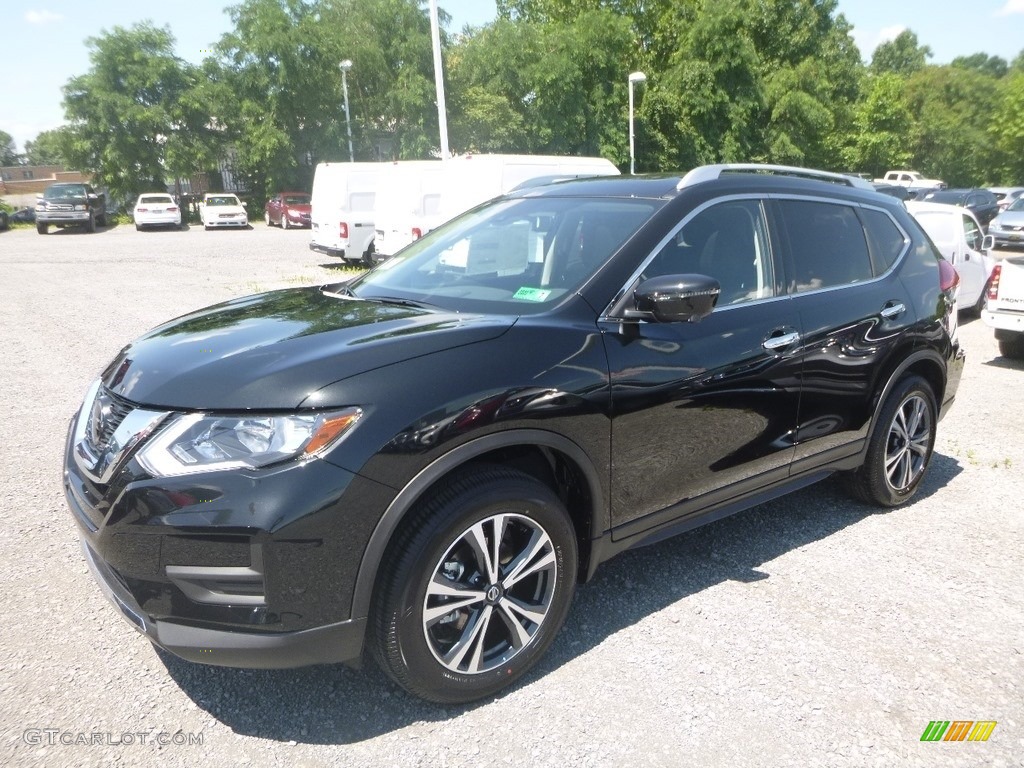 Magnetic Black 2019 Nissan Rogue SV AWD Exterior Photo #134223450