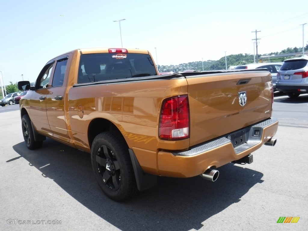 2012 Ram 1500 Express Quad Cab 4x4 - Tequila Sunrise Pearl / Dark Slate Gray/Medium Graystone photo #12