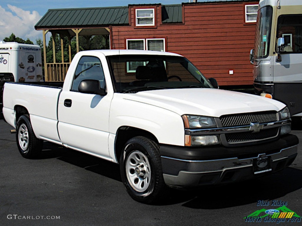 2005 Silverado 1500 Regular Cab - Summit White / Dark Charcoal photo #6