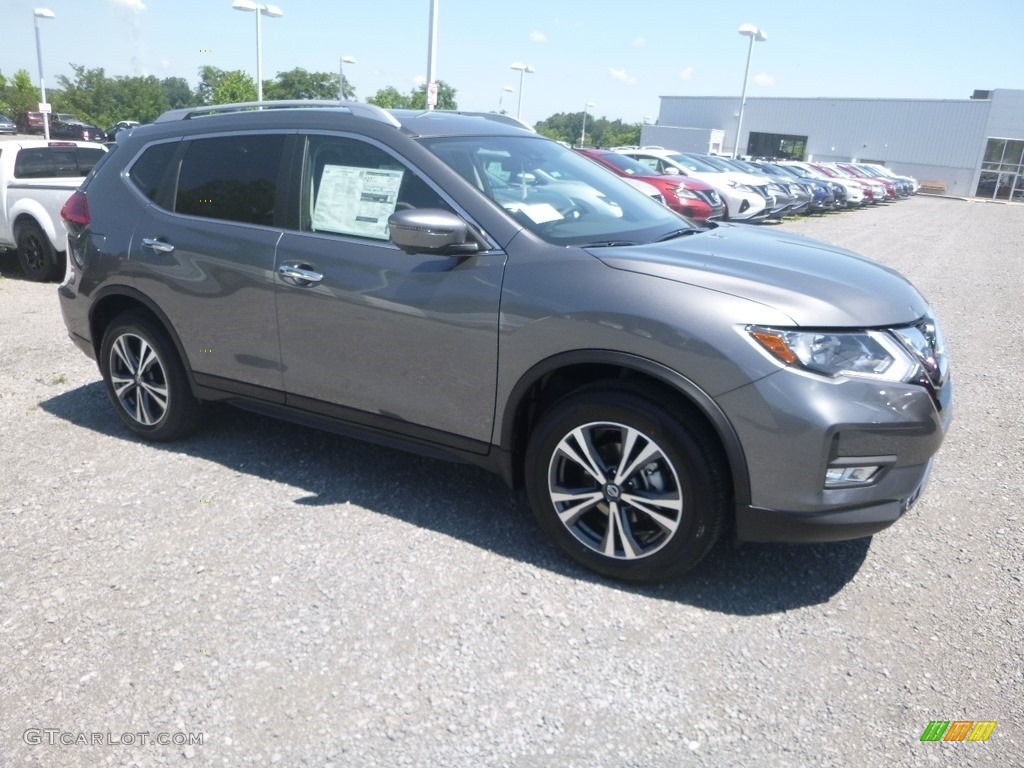 Gun Metallic 2019 Nissan Rogue SV AWD Exterior Photo #134223735