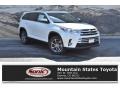 2019 Blizzard Pearl White Toyota Highlander XLE AWD  photo #1