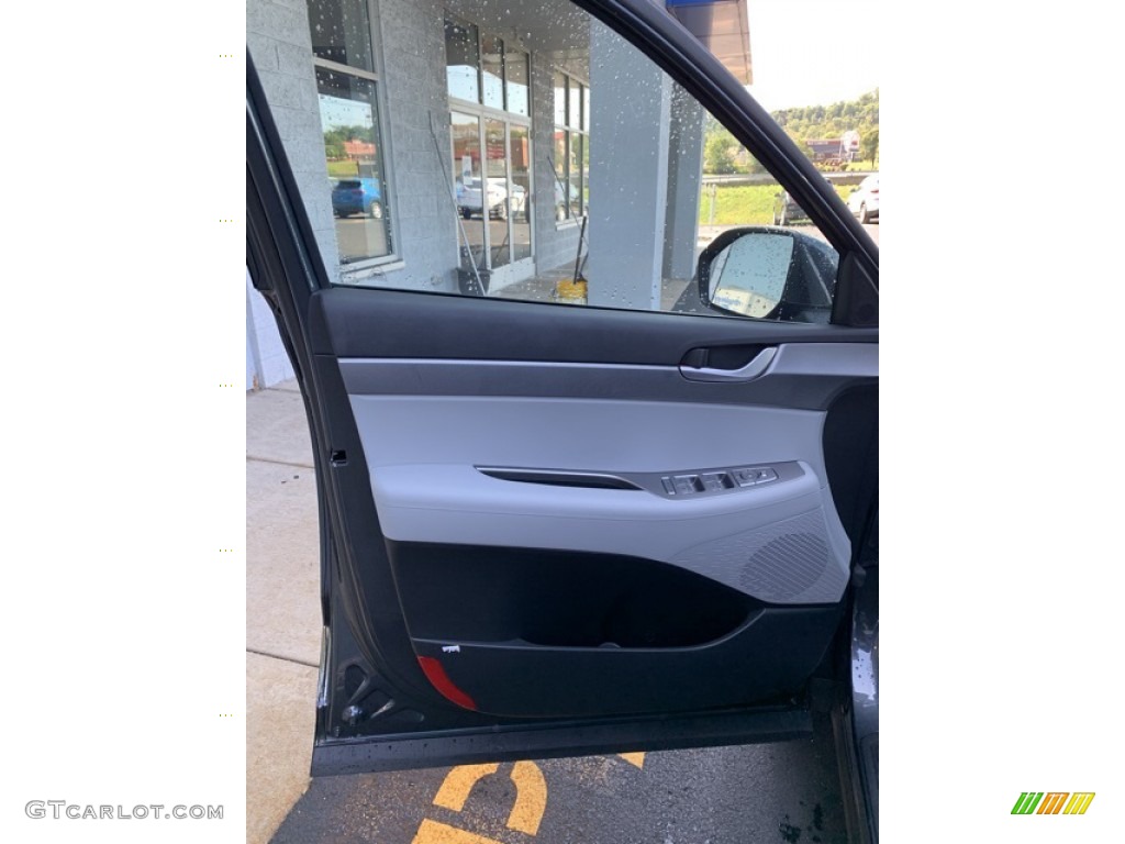 2020 Hyundai Palisade SEL AWD Black/Gray Door Panel Photo #134224029