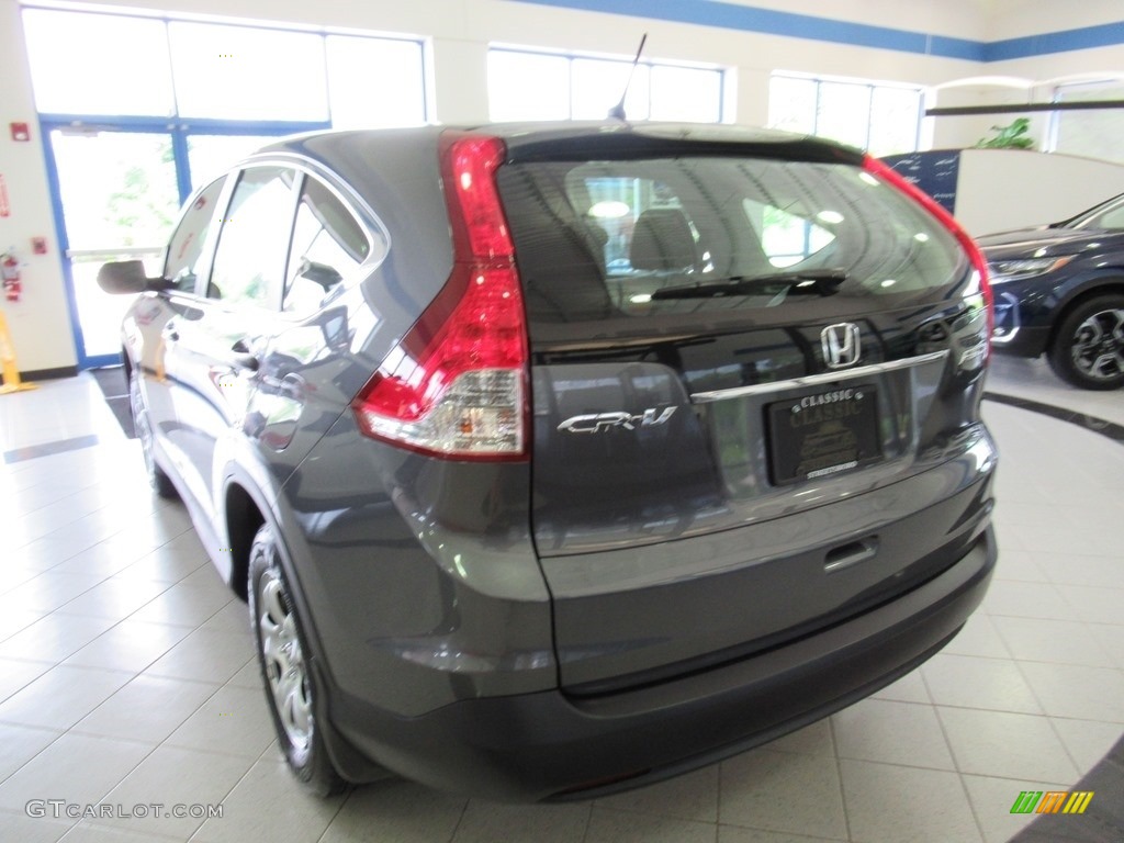 2013 CR-V LX AWD - Polished Metal Metallic / Gray photo #3