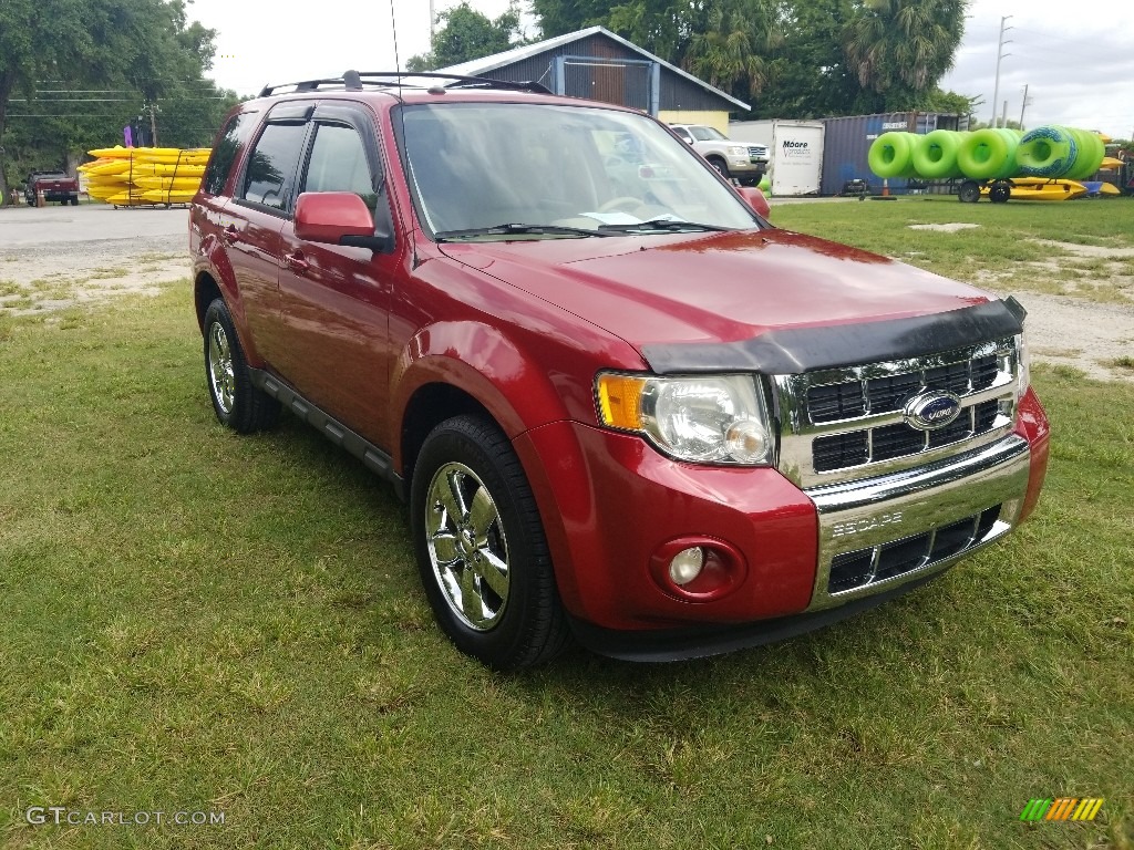 2010 Escape Limited V6 - Sangria Red Metallic / Camel photo #1