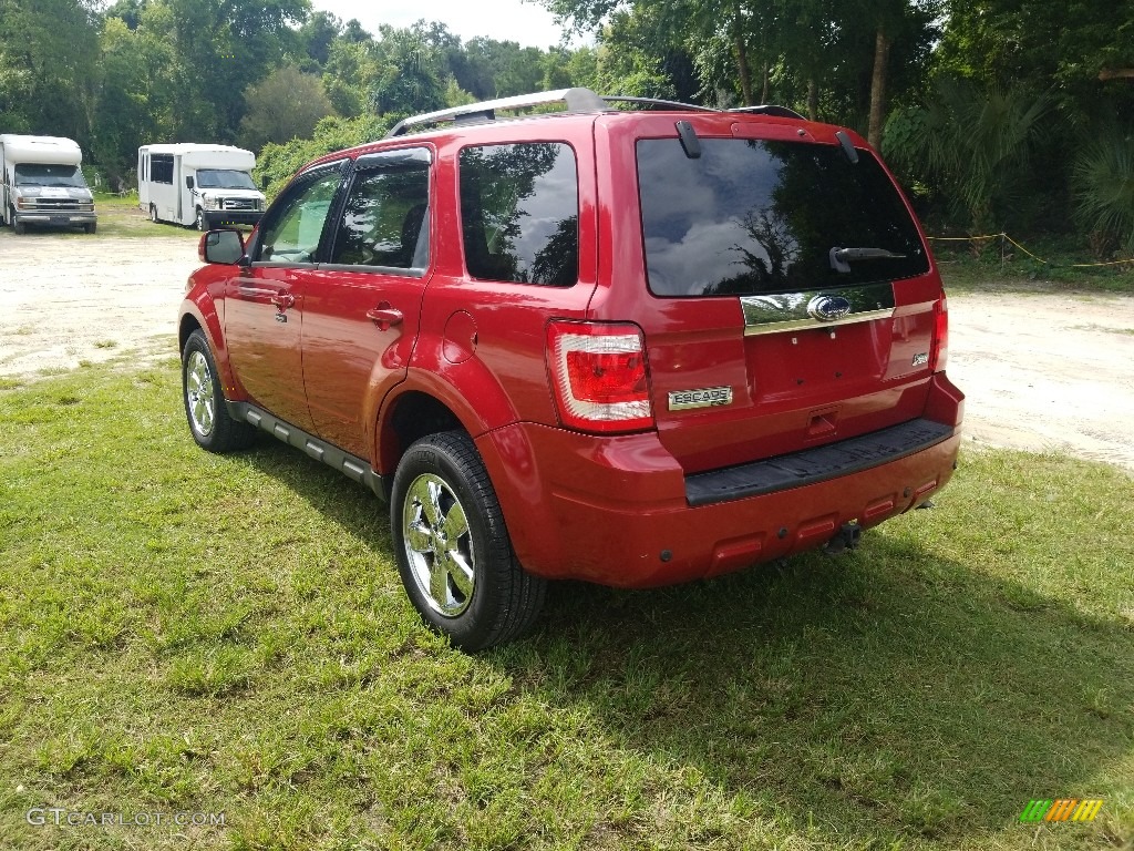 2010 Escape Limited V6 - Sangria Red Metallic / Camel photo #5