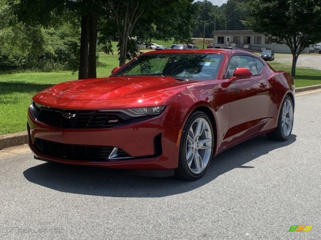 Garnet Red Tintcoat 2019 Chevrolet Camaro LT Coupe Exterior Photo #134228676