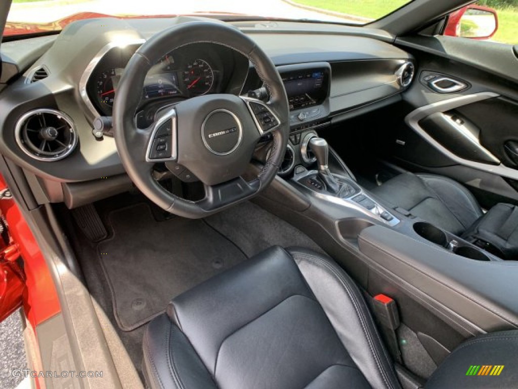 Jet Black Interior 2019 Chevrolet Camaro LT Coupe Photo #134228727