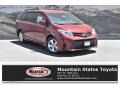 2020 Salsa Red Pearl Toyota Sienna LE  photo #1