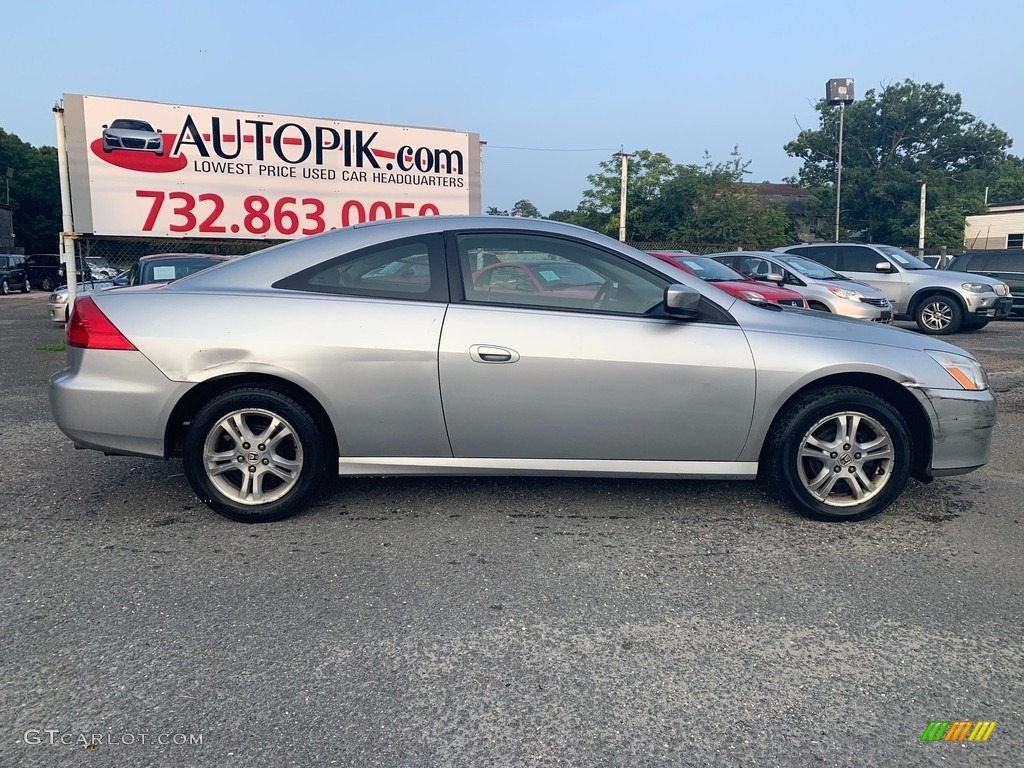 2007 Accord LX Coupe - Alabaster Silver Metallic / Gray photo #2