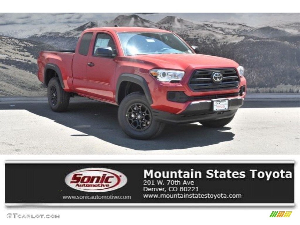 2019 Tacoma SR Access Cab 4x4 - Barcelona Red Metallic / Cement Gray photo #1