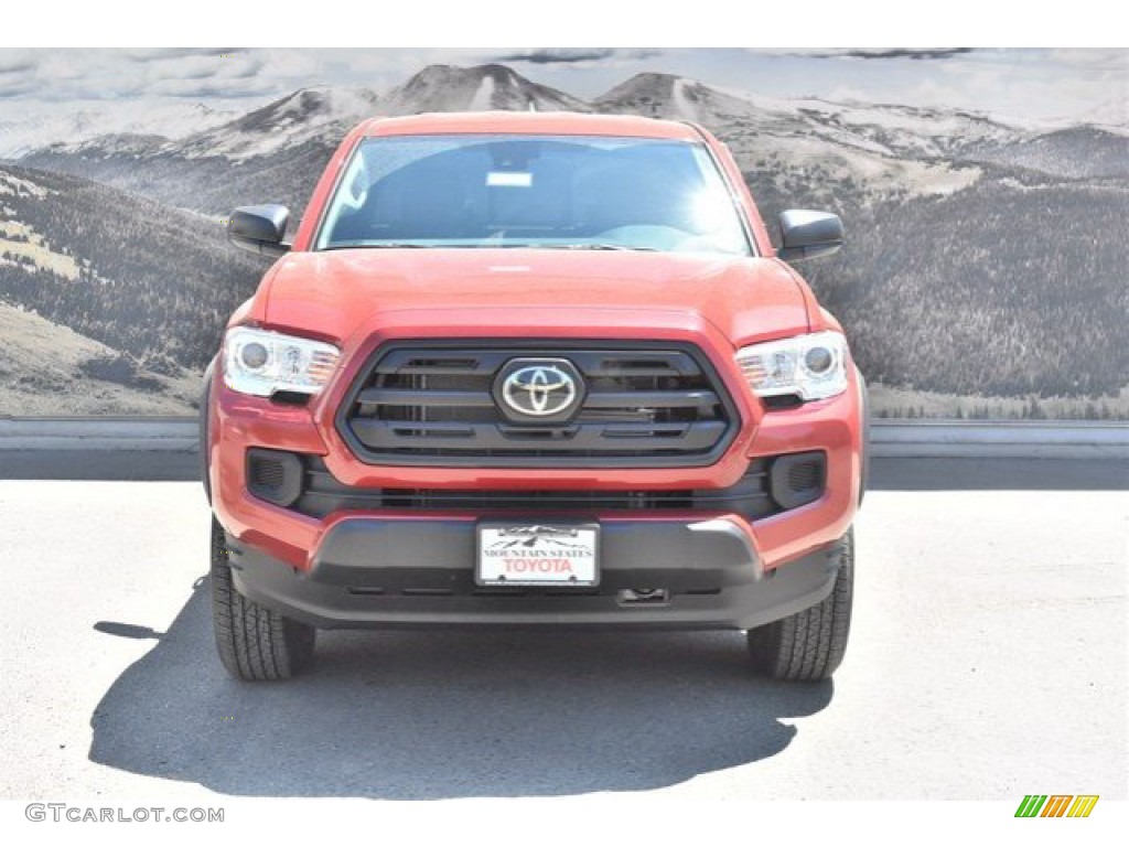 2019 Tacoma SR Access Cab 4x4 - Barcelona Red Metallic / Cement Gray photo #2
