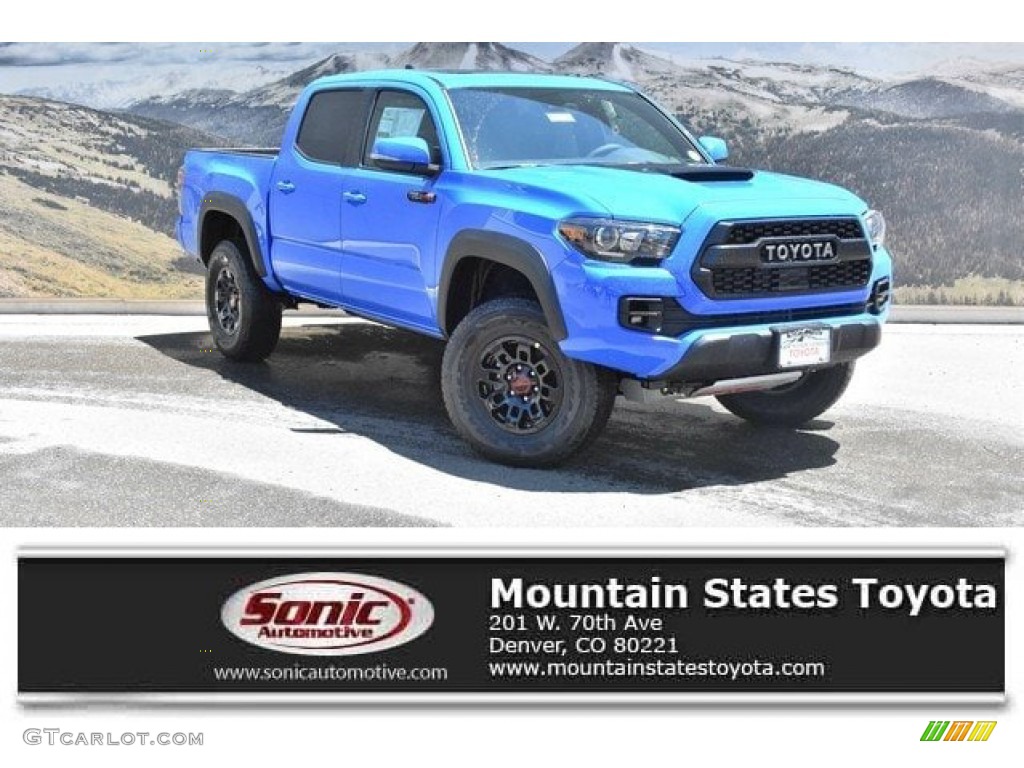 2019 Tacoma TRD Pro Double Cab 4x4 - Voodoo Blue / Black photo #1