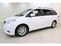 2015 Blizzard White Pearl Toyota Sienna XLE  photo #3