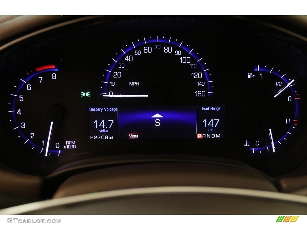 2014 XTS Luxury AWD - Sapphire Blue Metallic / Shale/Cocoa photo #8