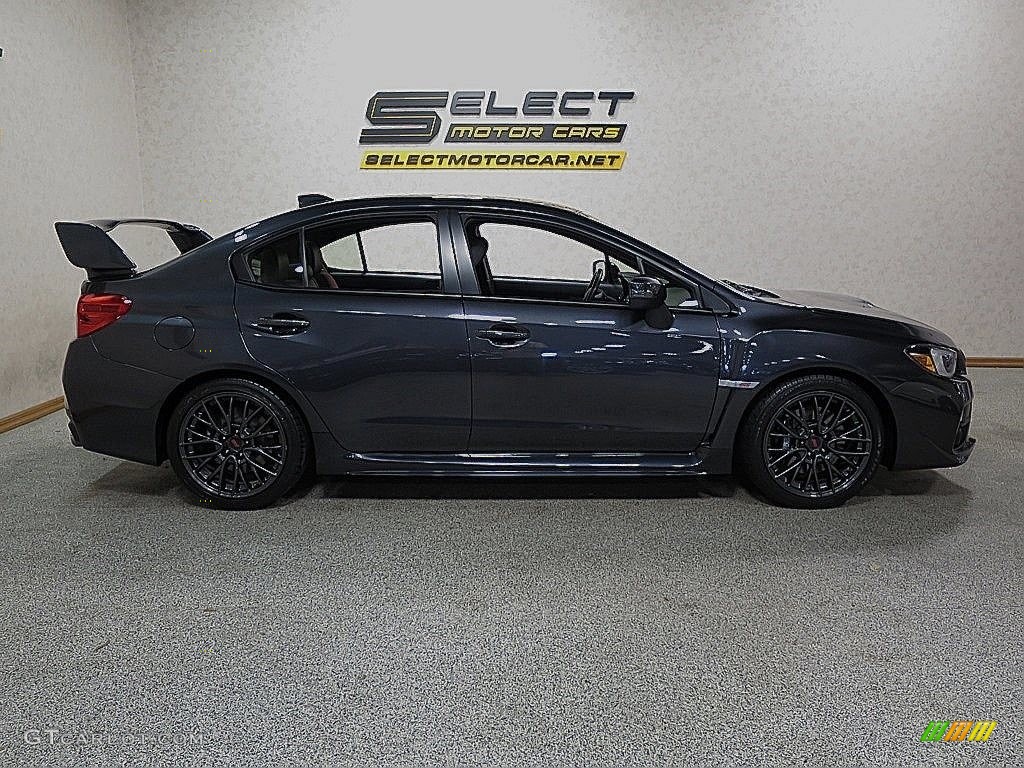 2017 WRX STI - Dark Gray Metallic / Carbon Black photo #4