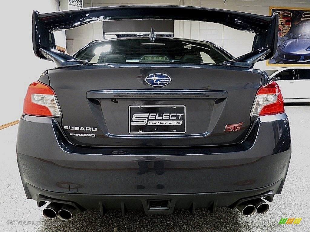 2017 WRX STI - Dark Gray Metallic / Carbon Black photo #5