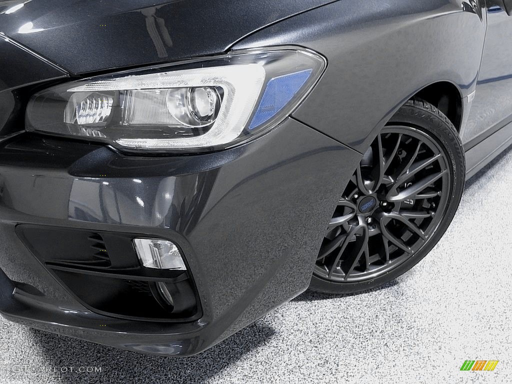 2017 WRX STI - Dark Gray Metallic / Carbon Black photo #8