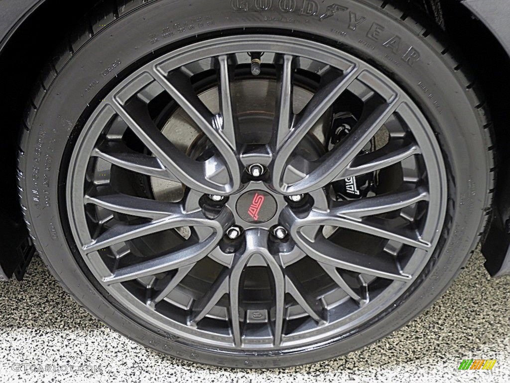 2017 WRX STI - Dark Gray Metallic / Carbon Black photo #11