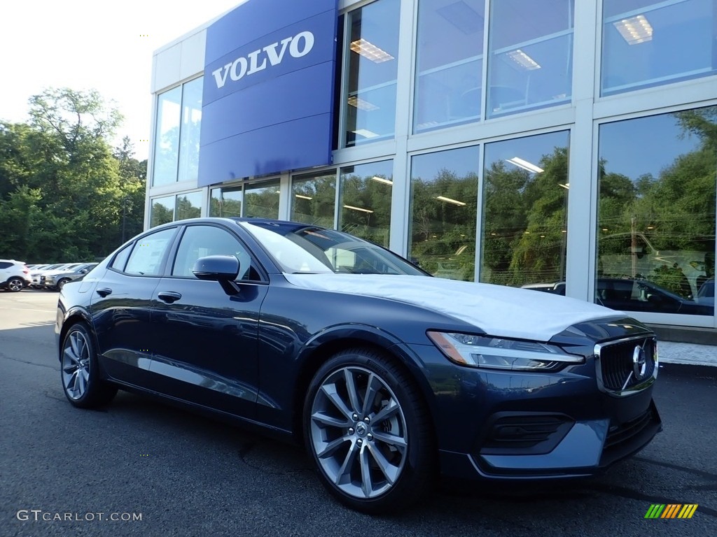 Denim Blue Metallic 2020 Volvo S60 T5 Momentum Exterior Photo #134239560