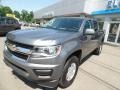 Satin Steel Metallic - Colorado WT Crew Cab 4x4 Photo No. 2