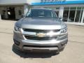 Satin Steel Metallic - Colorado WT Crew Cab 4x4 Photo No. 3