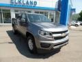 Satin Steel Metallic - Colorado WT Crew Cab 4x4 Photo No. 4