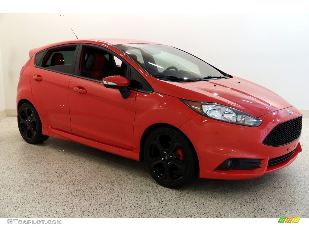 Molten Orange Metallic Tri-coat Ford Fiesta