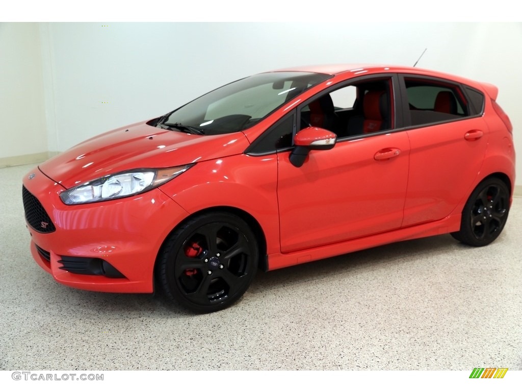 2016 Fiesta ST Hatchback - Molten Orange Metallic Tri-coat / ST Recaro Molten Orange photo #3
