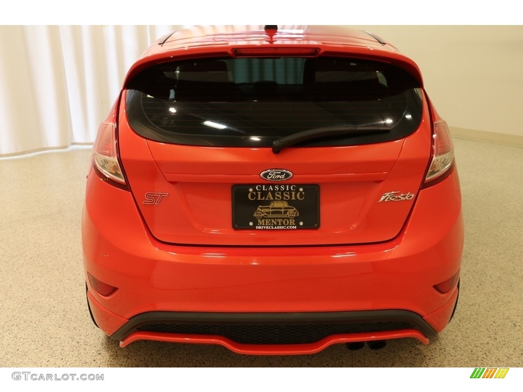 2016 Fiesta ST Hatchback - Molten Orange Metallic Tri-coat / ST Recaro Molten Orange photo #24